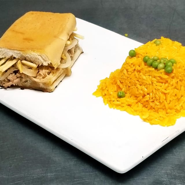 Half Pork Sandwich.