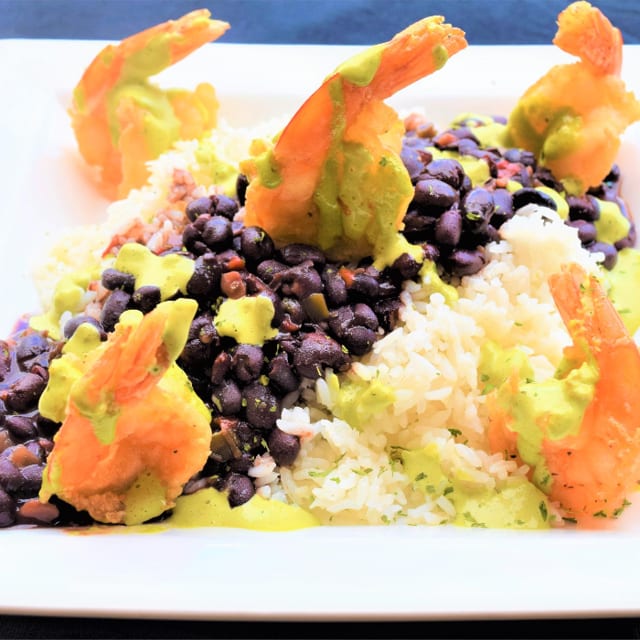 Shrimp Plate.